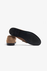 Mocassino scamosciato bocca di leone beige-Dan John