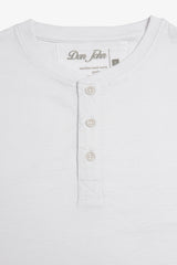 T-shirt chester effetto fiammato bianco-Dan John