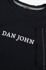 T-shirt con logo blu-Dan John