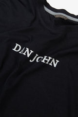 T-shirt con logo blu-Dan John