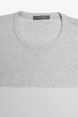 T-shirt in maglia riga piazzata polvere-Dan John