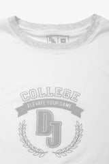 T-shirt logo DNJ off white-Dan John
