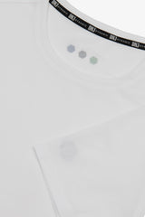 T-shirt tecnica con taschino DNJ bianca-Dan John