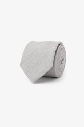 Gray melange tie