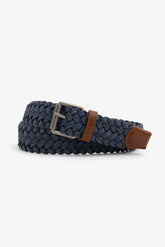 Denim melange woven belt