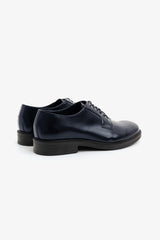 Classic blue derby shoe
