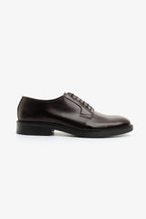 Classic dark brown derby shoe