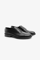 Classic black derby shoe
