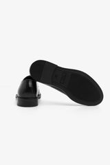 Classic black derby shoe