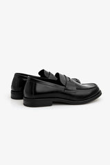 Black college moccasin