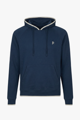 Felpa con cappuccio blu-Dan John