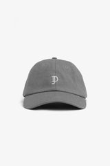 Hat with gray wool effect visor