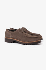 Chunky suede engineer shoe