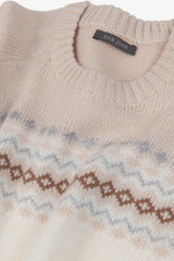 Nordic cream crew neck sweater