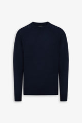 Raglan lambswool sweater blue