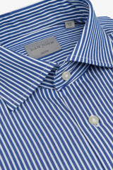 Blue stick stripe shirt