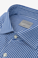 Blue stick stripe shirt