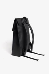Saffiano backpack with black flap