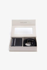 Black card holder and belt kit