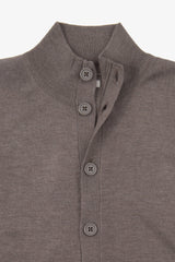 Dove gray button cardigan