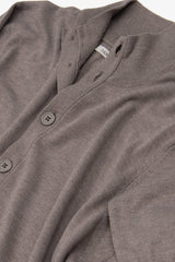 Dove gray button cardigan