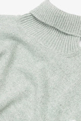 Maglia dolcevita moulinè salvia-Dan John