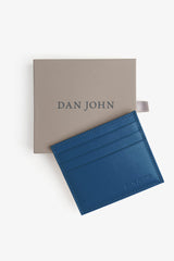 Portacarte in pelle indaco-Dan John