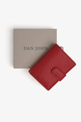 Portafoglio in pelle con scatto rosso-Dan John