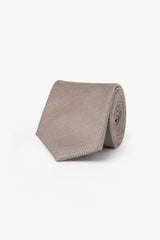 Cravatta microfantasia beige-Dan John