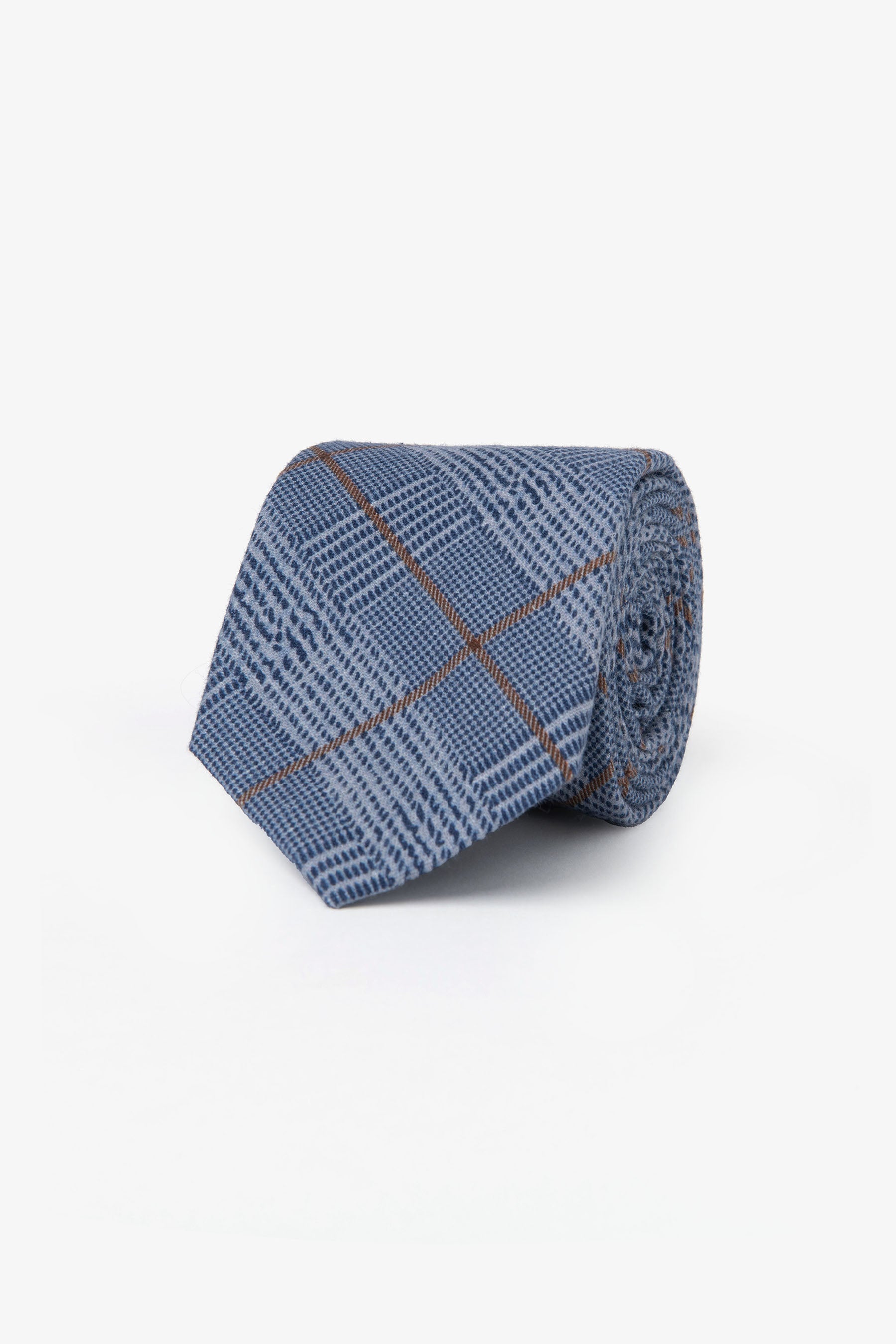 Cravatta stampa Principe di Galles avion-Dan John