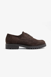 Scarpe derby suede moro-Dan John