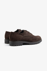 Scarpe derby suede moro-Dan John