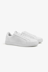 Sneakers in ecopelle bianca-Dan John