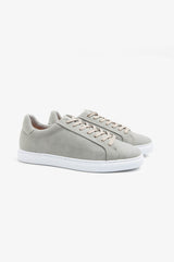 Sneakers in ecosuede grigia-Dan John
