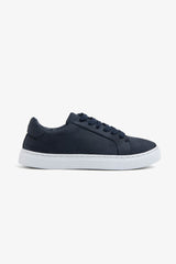 Sneakers in ecosuede blu Kids-Dan John