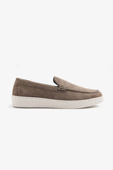 Mocassino ecosuede tortora-Dan John