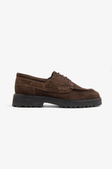 Scarpa da barca in suede cognac-Dan John