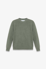 Maglia girocollo rasata verde Kids-Dan John