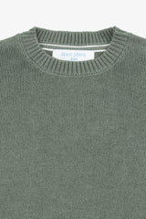 Maglia girocollo rasata verde Kids-Dan John