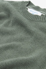Maglia girocollo rasata verde Kids-Dan John