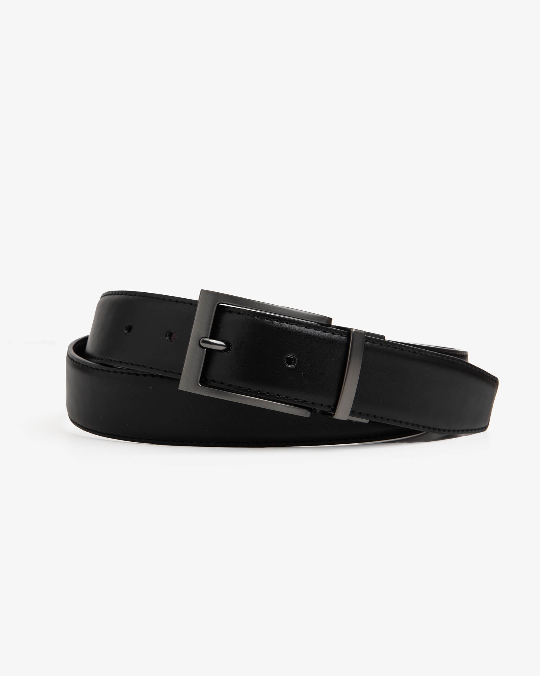 Cintura classica reversibile nero moro-Dan John