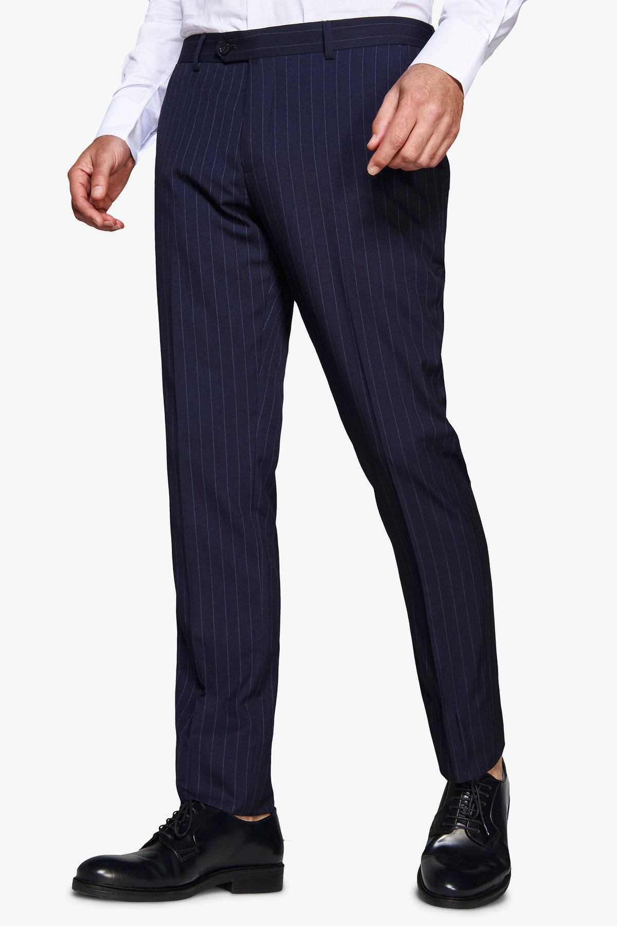 Pantaloni gessati blu-Dan John