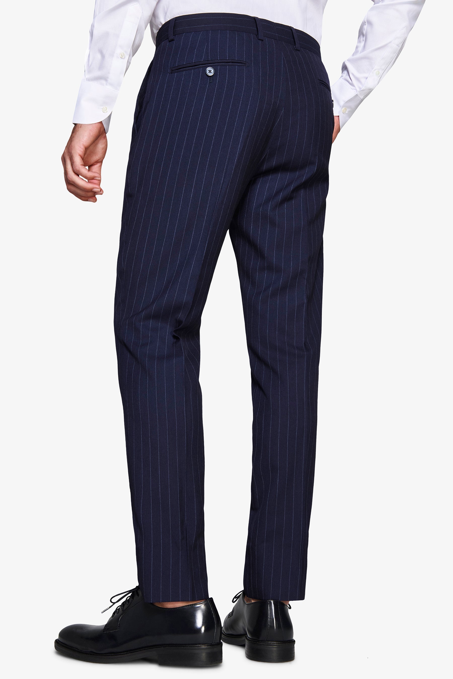 Pantaloni gessati blu-Dan John