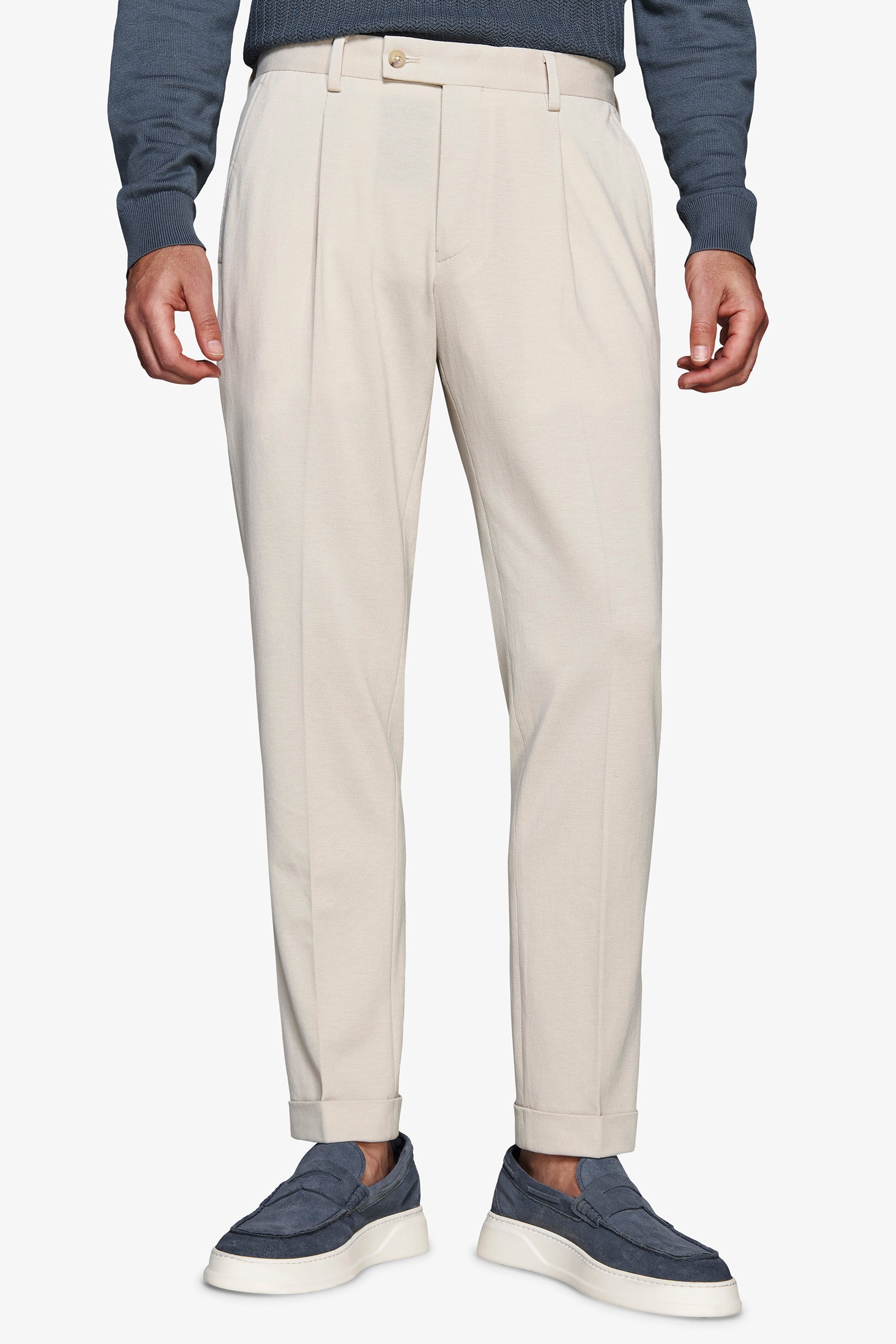 Pantaloni jersey stretch sabbia-Dan John