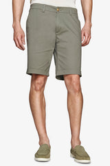 Bermuda chino basic in cotone verde-Dan John
