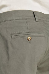 Bermuda chino basic in cotone verde-Dan John
