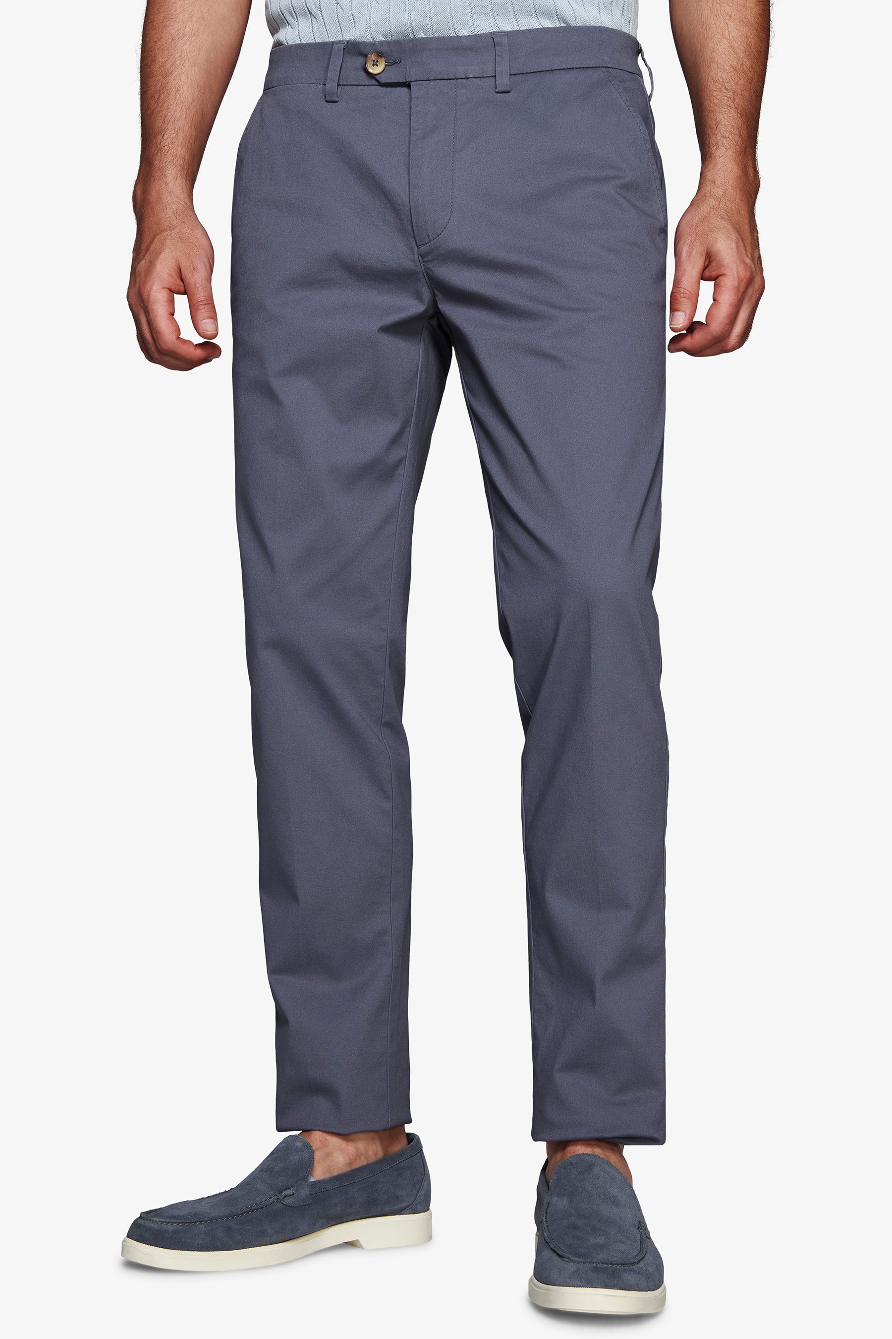 Pantaloni chino light blu-Dan John