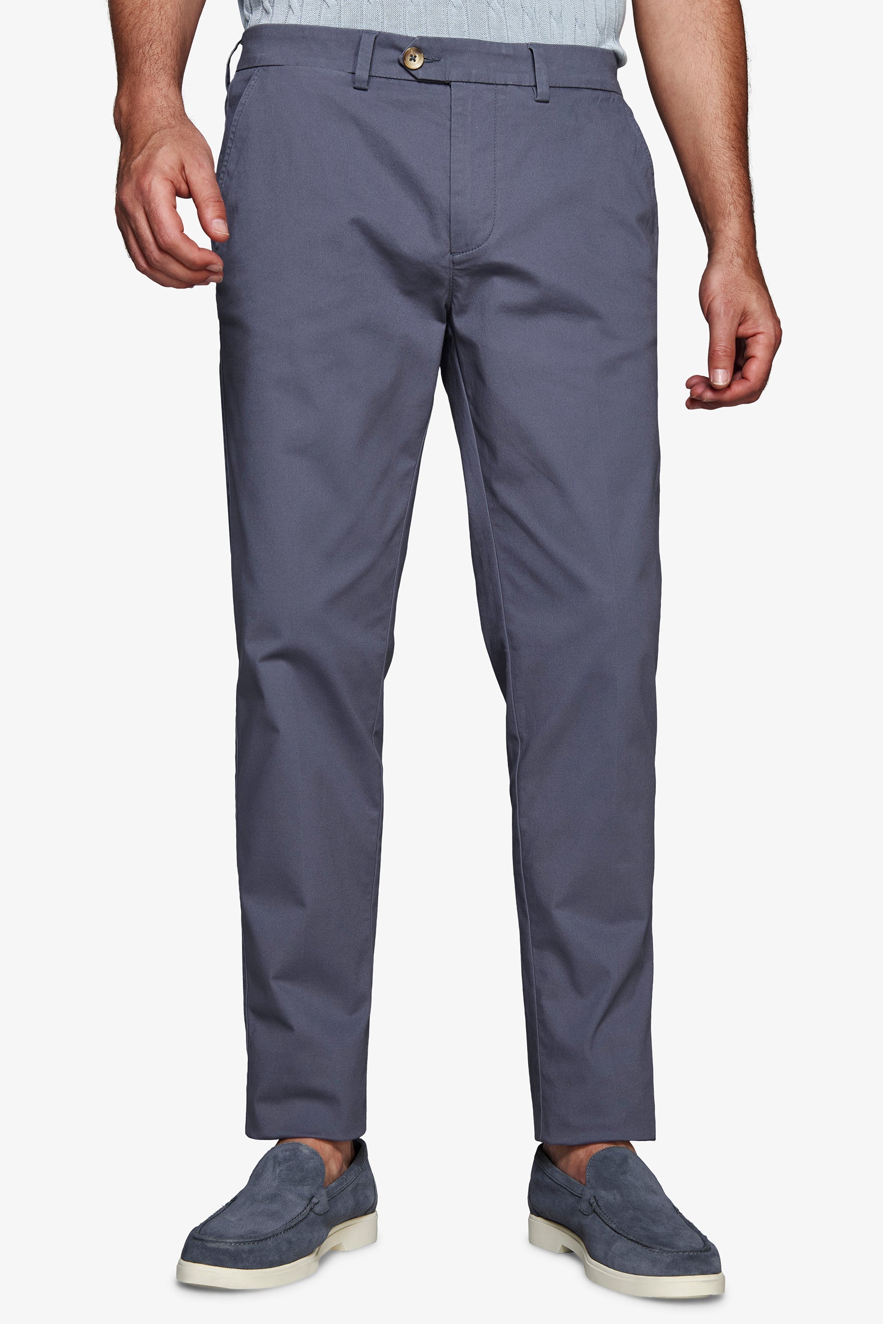 Pantaloni chino light blu-Dan John