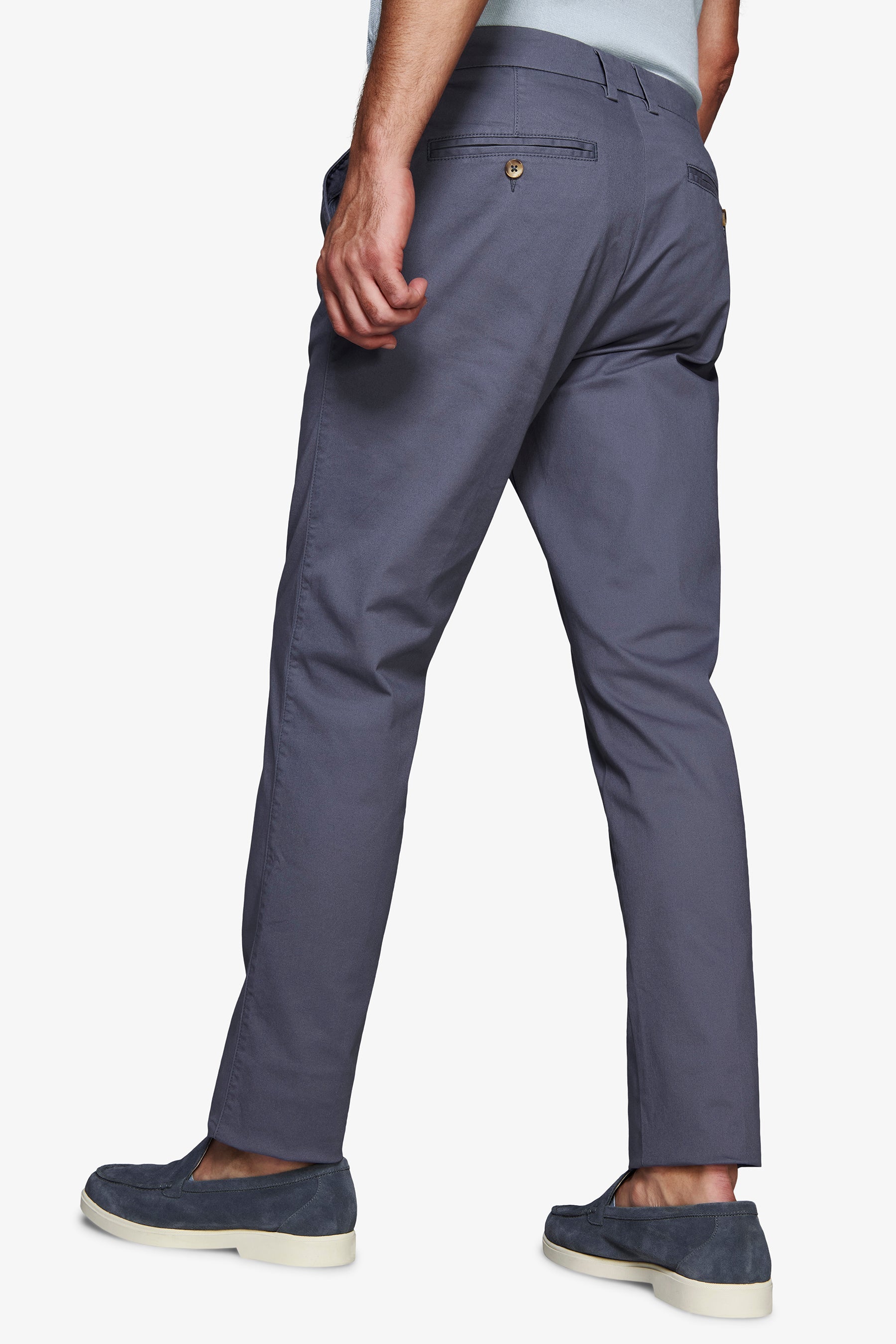 Pantaloni chino light blu-Dan John