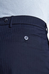 Pantaloni Herringbone blu-Dan John